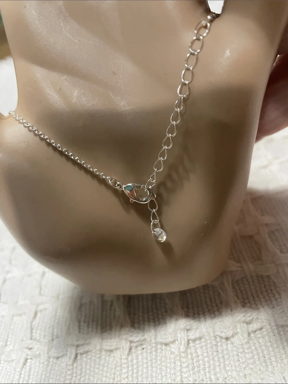 Delicate Silver Bar ankles Bracelet — Minimal Women’s Jewelry